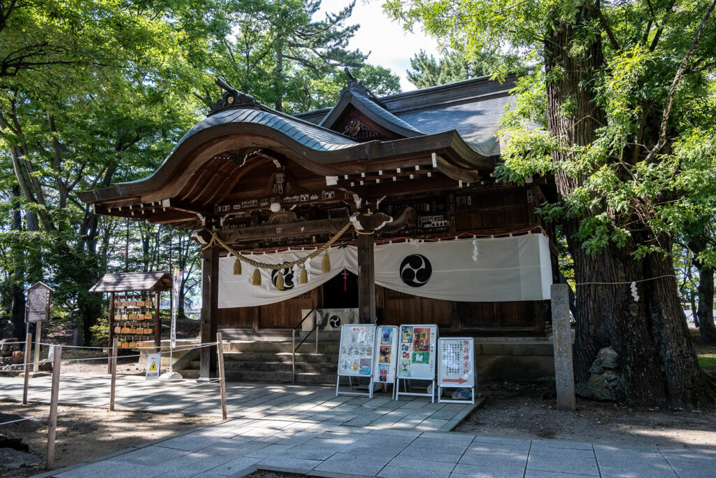 川中島古戦場 八幡社拝殿