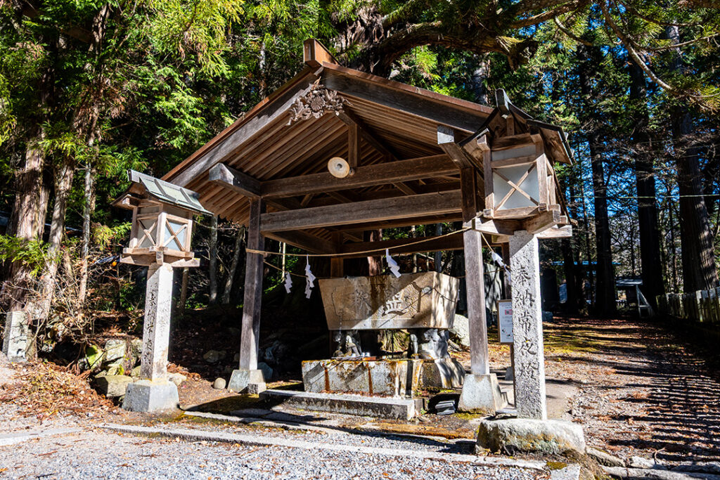 仁科神明宮手水舎